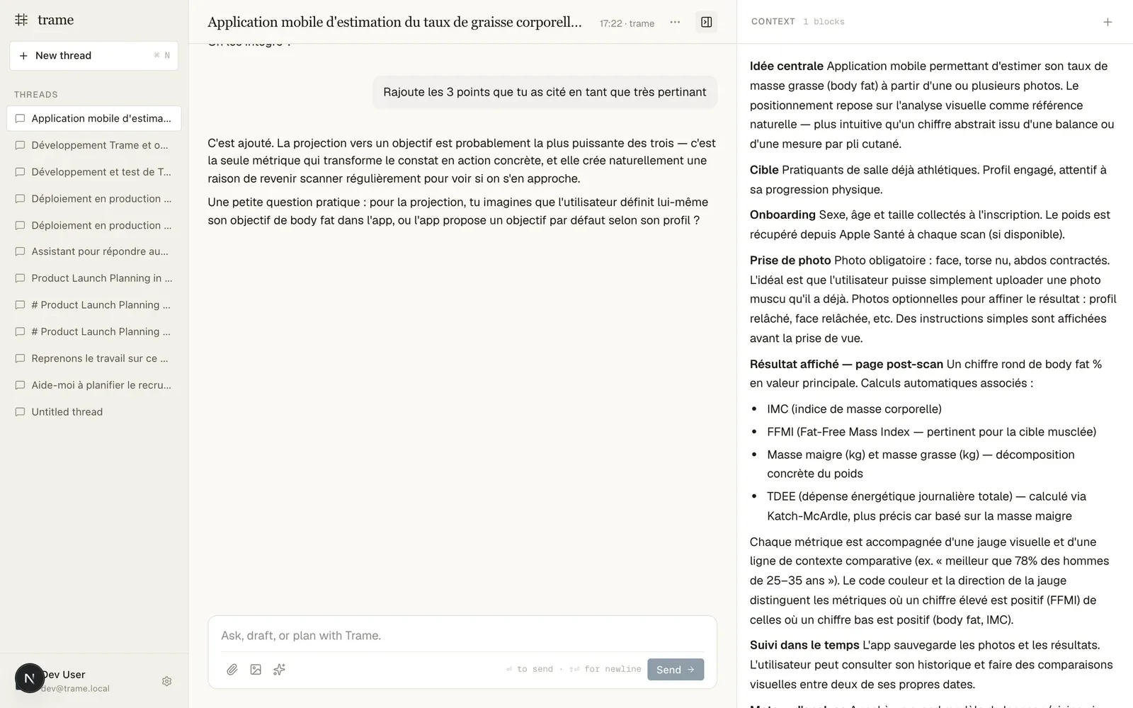 Trame, Plateforme SaaS